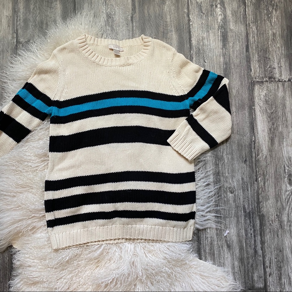 LOFT Striped Sweater